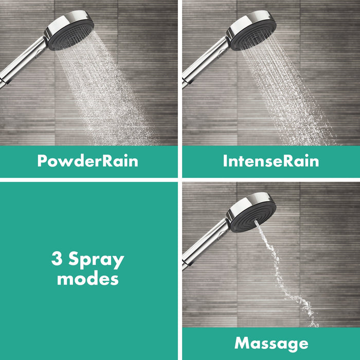 hansgrohe Pulsify S Handshower Set 105 3-Jet, 2.5 GPM, chrome - view 4