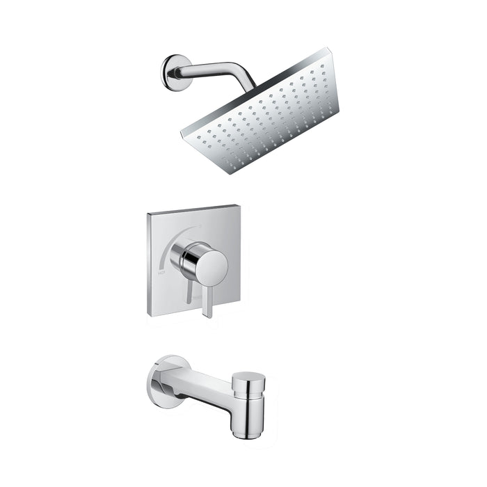 hansgrohe Vernis Blend Pressure Balance Tub/Shower Set, 1.75 GPM