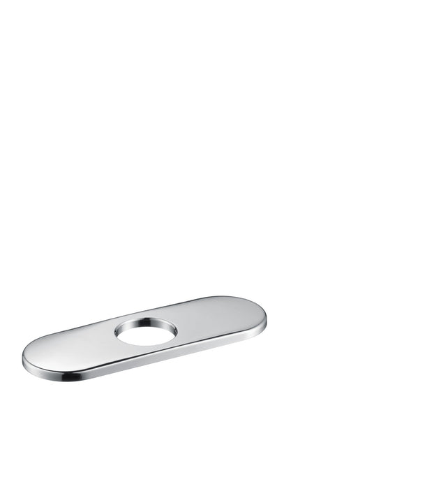 hansgrohe C Accessories Base Plate for Traditional Single-Hole Faucets, 6"