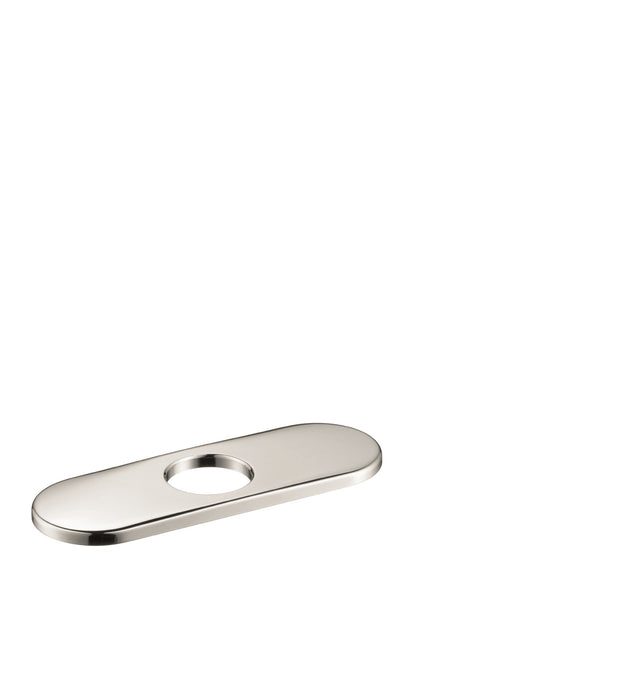 hansgrohe C Accessories Base Plate for Traditional Single-Hole Faucets, 6"