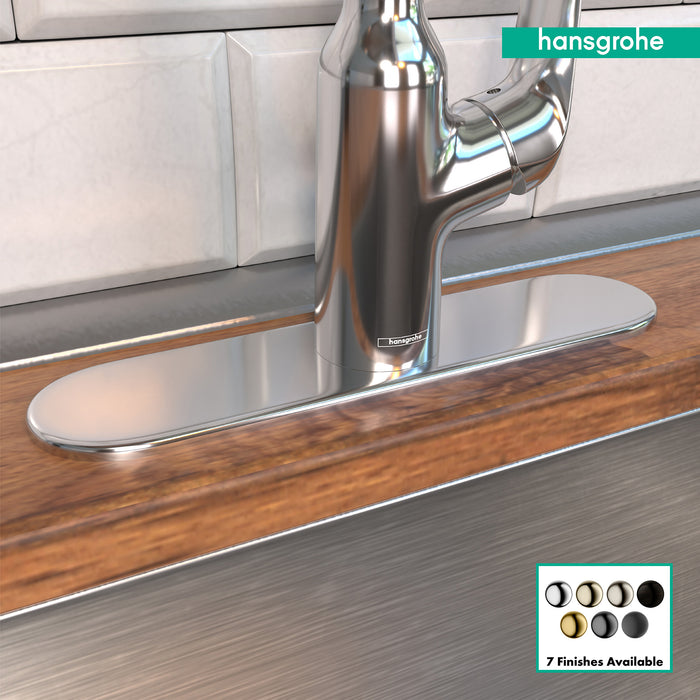 hansgrohe  Base Plate for Single-Hole Kitchen Faucets, 10"