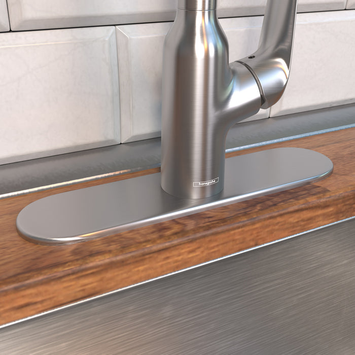 hansgrohe  Base Plate for Single-Hole Kitchen Faucets, 10"