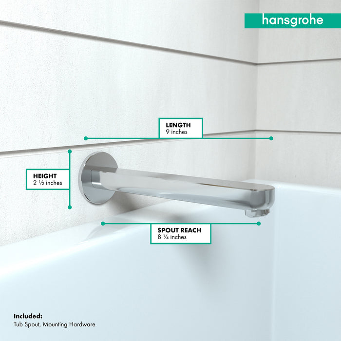 Hansgrohe Metris S Tub Spout 9"