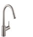Hansgrohe Talis S² HighArc Kitchen Faucet, 1-Spray Pull-Down, 1.75 GPM