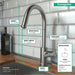 Hansgrohe Talis S² HighArc Kitchen Faucet, 1-Spray Pull-Down, 1.75 GPM