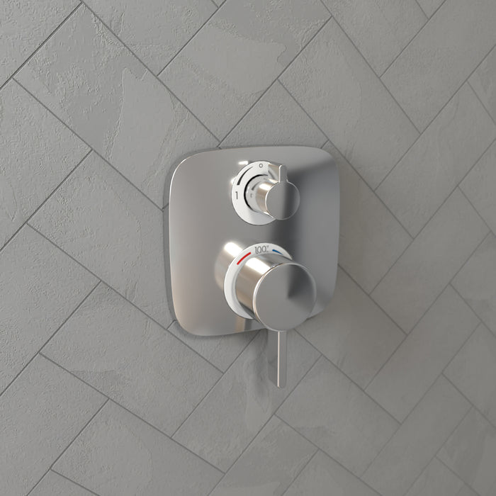 hansgrohe Ecostat E Thermostatic Trim with Volume Control