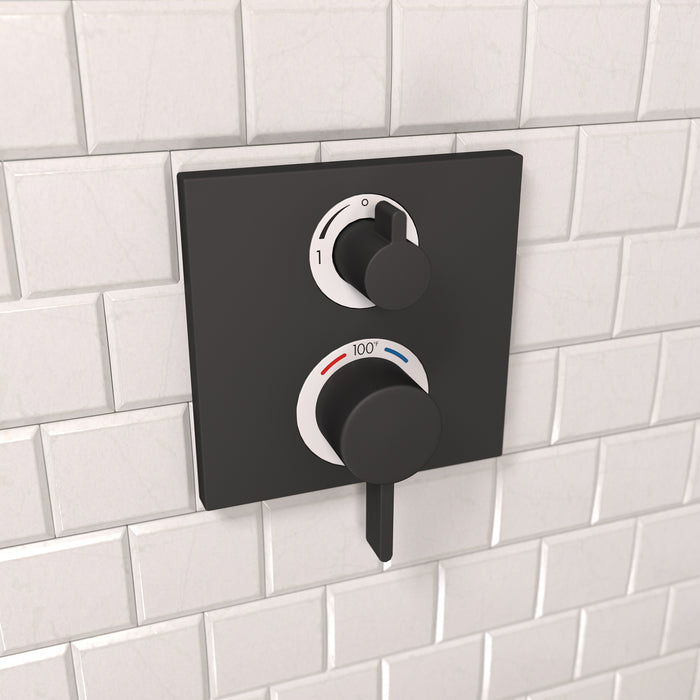 hansgrohe Ecostat Square Thermostatic Trim with Volume Control