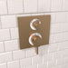 Hansgrohe Ecostat Square Thermostatic Trim with Volume Control and Diverter