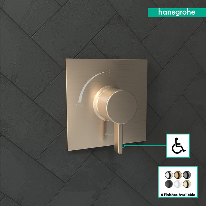 hansgrohe Ecostat Square Pressure Balance Trim