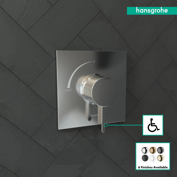 hansgrohe Ecostat Square Pressure Balance Trim