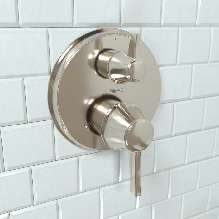 Hansgrohe Ecostat Classic Thermostatic Trim with Volume Control, Round