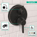 Hansgrohe Ecostat Classic Thermostatic Trim with Volume Control, Round