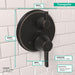 Hansgrohe Ecostat Classic Thermostatic Trim with Volume Control, Round