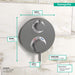Hansgrohe Ecostat S Thermostatic Trim with Volume Control