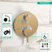 Hansgrohe Ecostat S Thermostatic Trim with Volume Control
