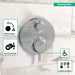 Hansgrohe Ecostat S Thermostatic Trim with Volume Control