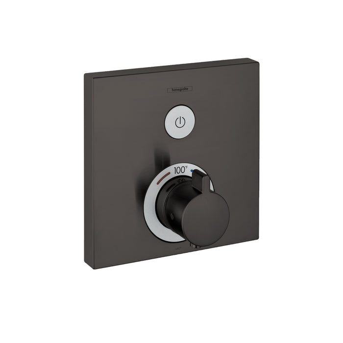 hansgrohe ShowerSelect Thermostatic Trim for 1 Function, Square