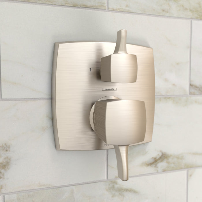 Hansgrohe Ecostat Classic Pressure Balance Trim Classic Square with Diverter