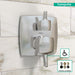 Hansgrohe Ecostat Classic Pressure Balance Trim Classic Square with Diverter