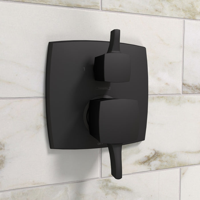 Hansgrohe Ecostat Classic Pressure Balance Trim Classic Square with Diverter