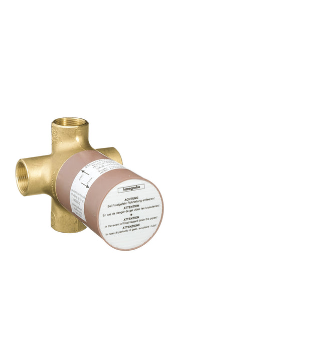 Hansgrohe Rough, Quattro 3-Way Diverter, ¾"