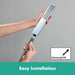 Hansgrohe Pulsify E Baton Handshower 100 1-Jet, 1.75 GPM