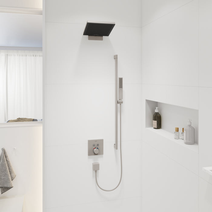 hansgrohe Pulsify E Baton Handshower 100 1-Jet, 2.5 GPM