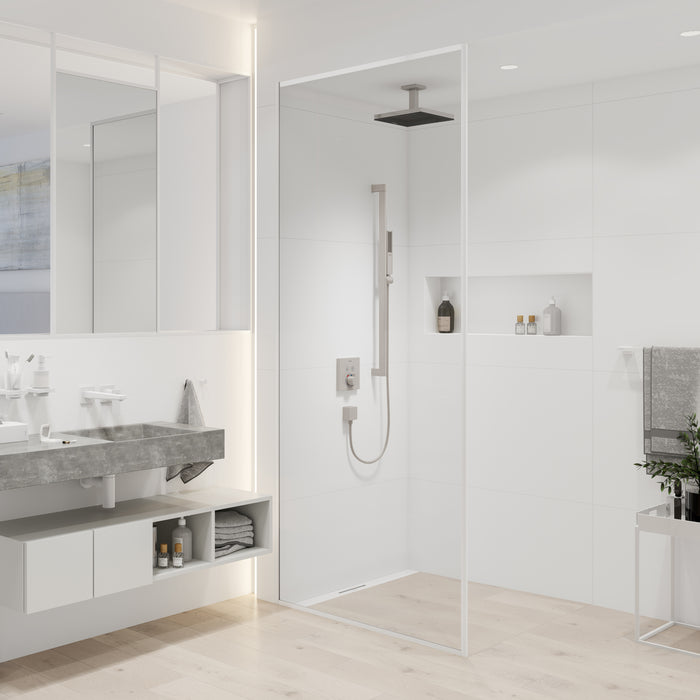 hansgrohe Pulsify E Extension Pipe for Ceiling Mount E, 4"