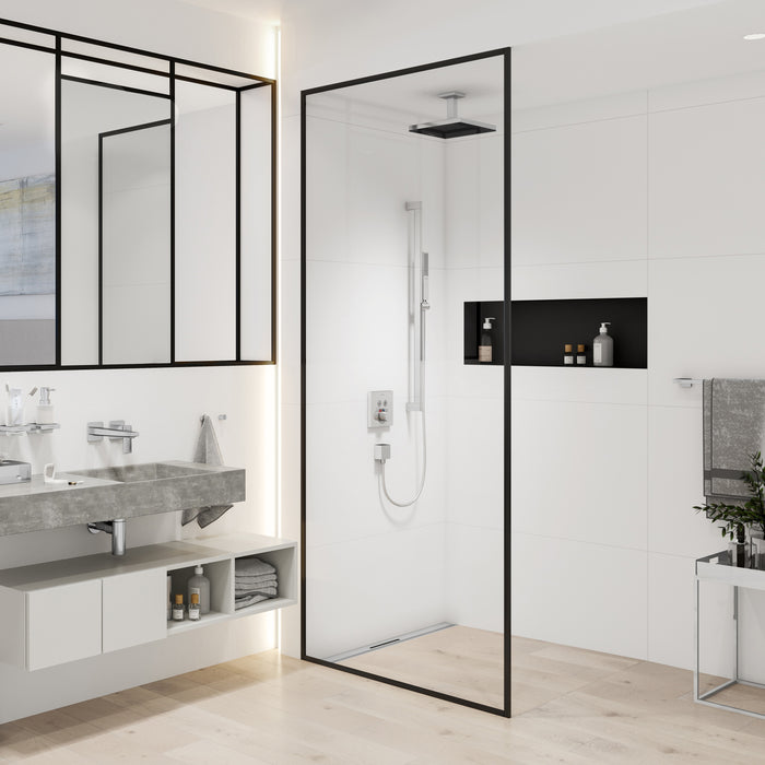 hansgrohe Pulsify E Extension Pipe for Ceiling Mount E, 4"