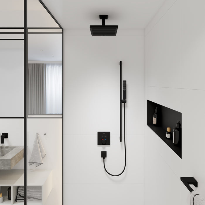 hansgrohe Pulsify E Extension Pipe for Ceiling Mount E, 4"