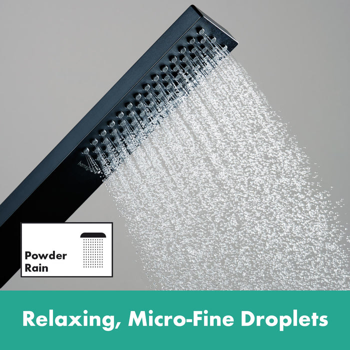 hansgrohe Pulsify E Wallbar Set 100 1-Jet 24", 2.5 GPM