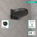 Hansgrohe Rainfinity Showerhead 250 3-Jet with Wall Connector Trim, 2.5 GPM