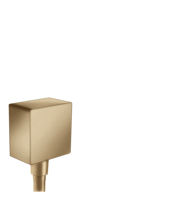 Hansgrohe FixFit Wall Outlet Square with Check Valves