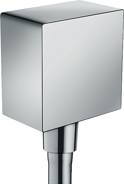 Hansgrohe FixFit Wall Outlet Square with Check Valves