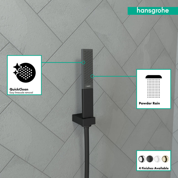 Hansgrohe Rainfinity Baton Handshower 100 1-Jet, 1.75 GPM