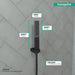 Hansgrohe Rainfinity Baton Handshower 100 1-Jet, 1.75 GPM