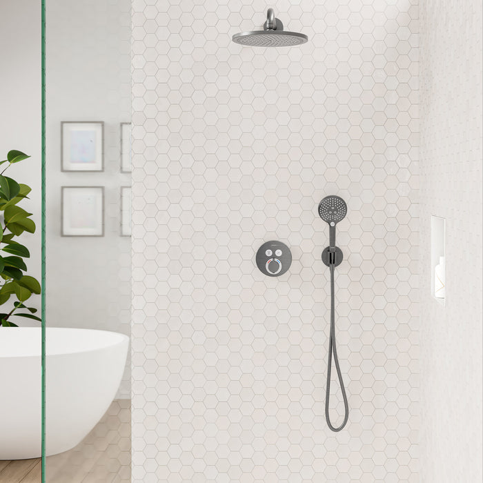 Hansgrohe FixFit S Wall Outlet with Handshower Holder