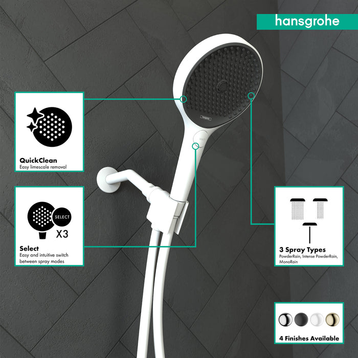 hansgrohe Rainfinity Handshower Set 130 3-Jet, 2.5 GPM