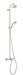 Hansgrohe Croma Showerpipe 150 1-Jet with Tub Filler, 2.0 GPM