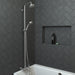 Hansgrohe Croma Showerpipe 150 1-Jet with Tub Filler, 2.0 GPM