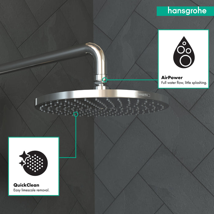 hansgrohe Raindance S Showerhead 240 1-Jet, 2.5 GPM