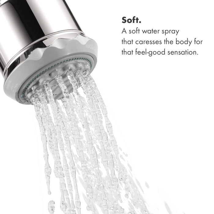 hansgrohe Clubmaster Showerhead 3-Jet, 2.5 GPM
