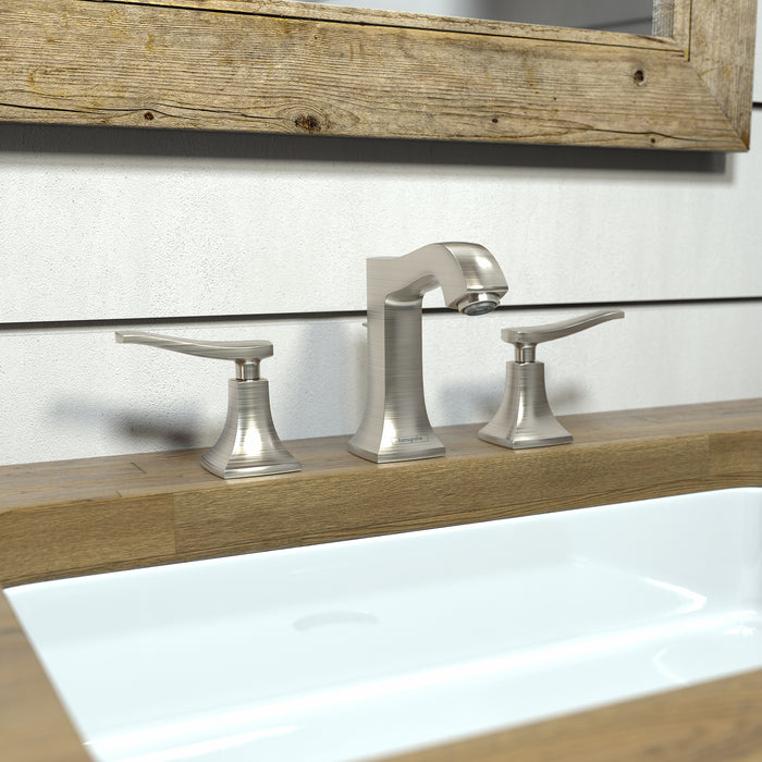 hansgrohe hansgrohe Metris C Widespread Faucet 100 with Pop-Up Drain, 1.2 GPM