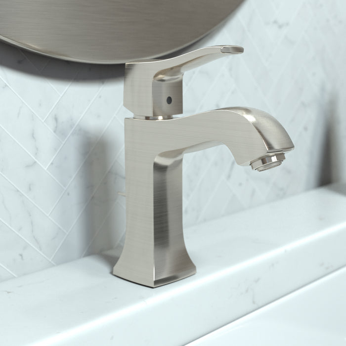 hansgrohe Metris C Single-Hole Faucet 100 with Pop-Up Drain, 1.2 GPM