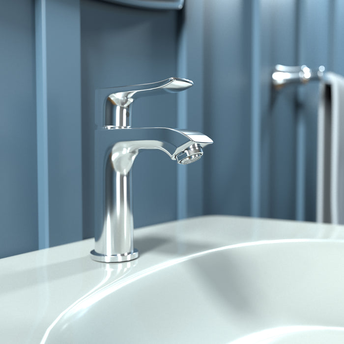 Hansgrohe Metris Single-Hole Faucet 110 with Pop-Up Drain, 1.2 GPM
