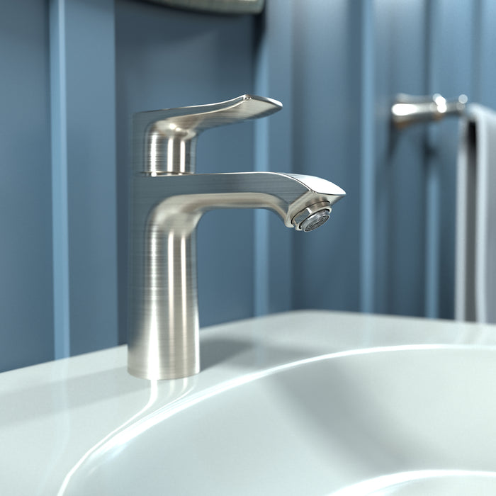 hansgrohe Metris Single-Hole Faucet 110 with Pop-Up Drain, 0.5 GPM