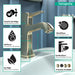 Hansgrohe Metropol Classic Single-Hole Faucet 110 with Pop-Up Drain, 1.2 GPM