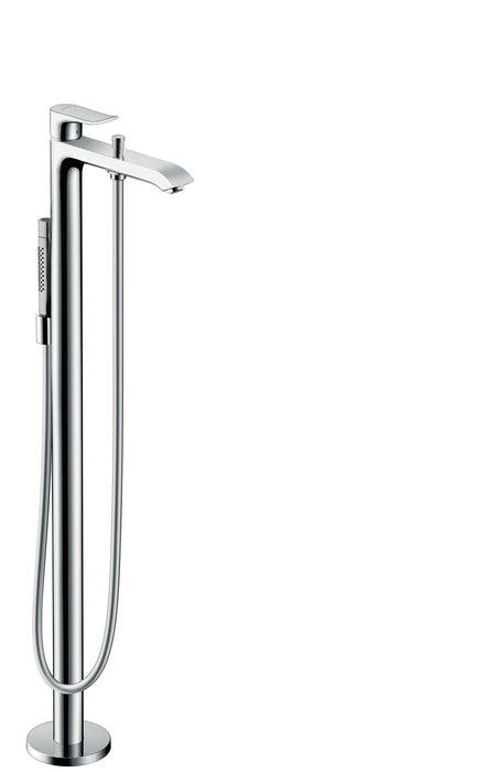 hansgrohe Metris Freestanding Tub Filler Trim with 1.75 GPM Handshower