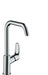 Hansgrohe Focus Single-Hole Faucet 240 with Swivel Spout and Pop-Up Drain, 1.2 GPM