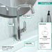 Hansgrohe Focus Single-Hole Faucet 240 with Swivel Spout and Pop-Up Drain, 1.2 GPM